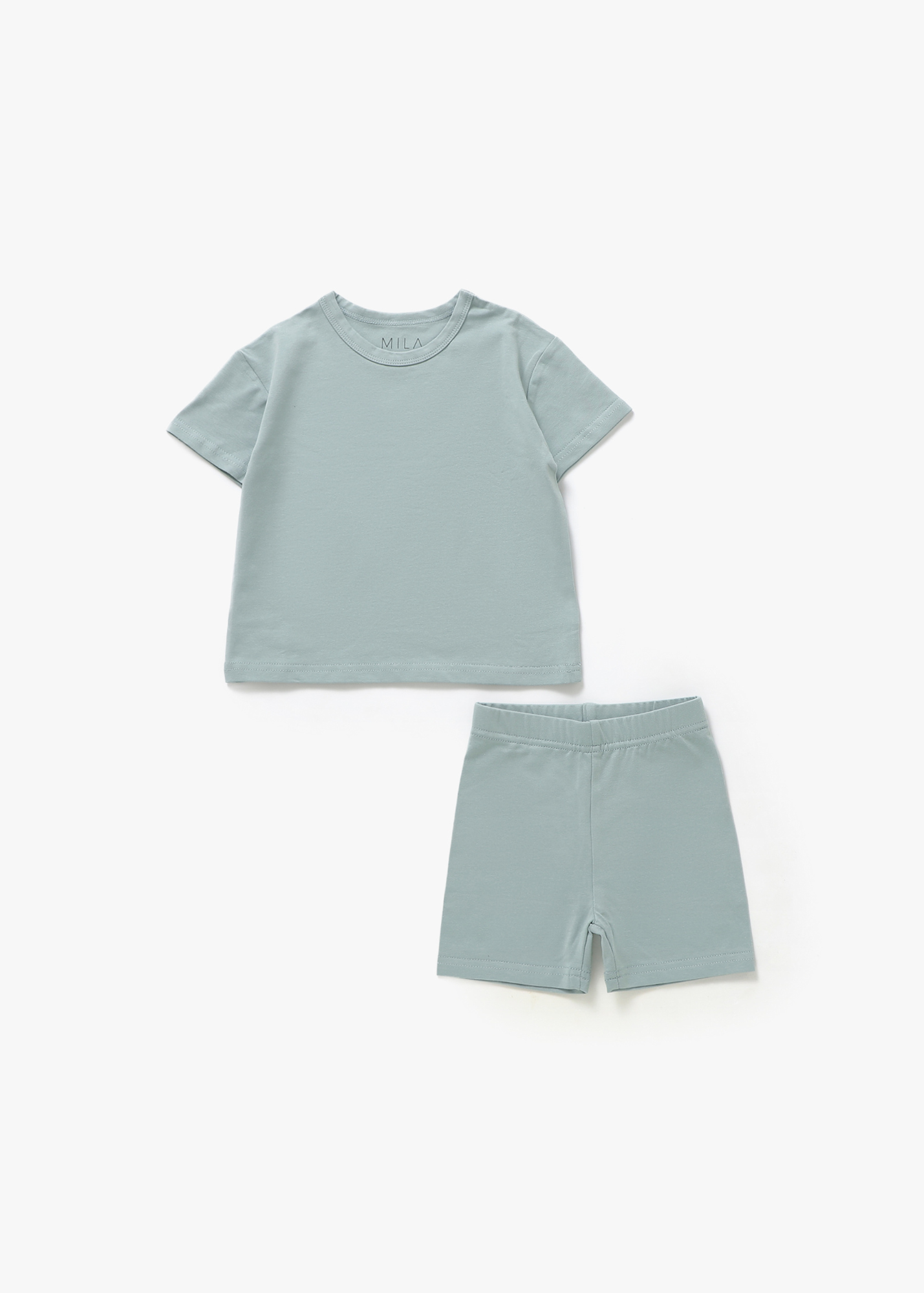 T-Shirt & Short Set | Mist