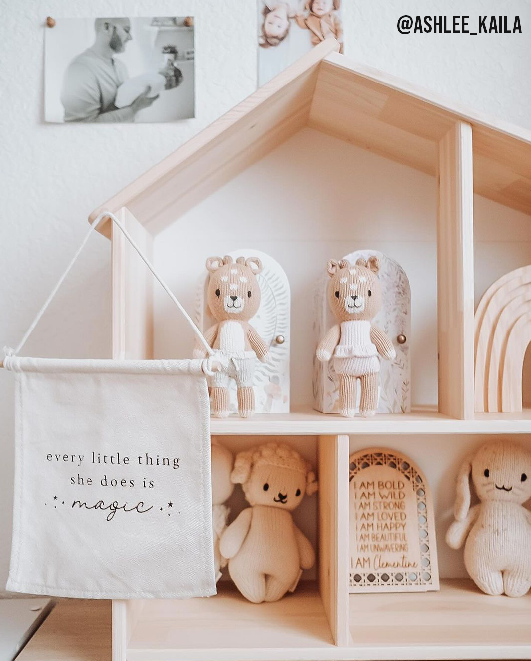 every little thing she does is magic canvas sign