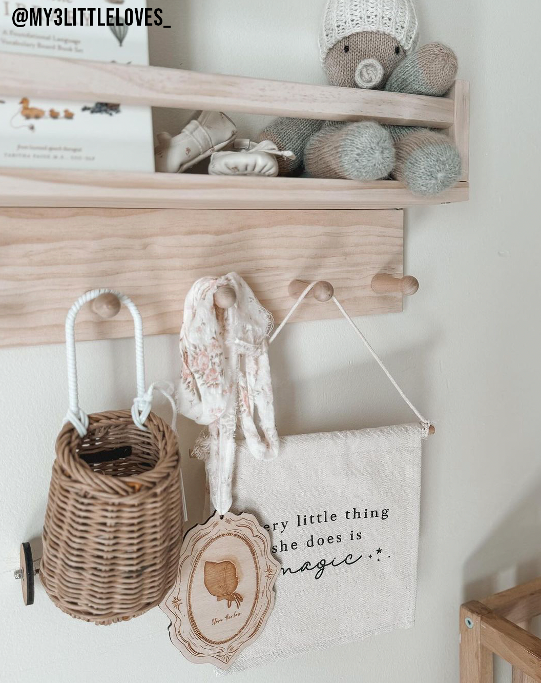 every little thing she does is magic canvas sign