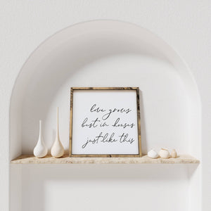 Love Grows Best in Houses Just Like This Wood Sign