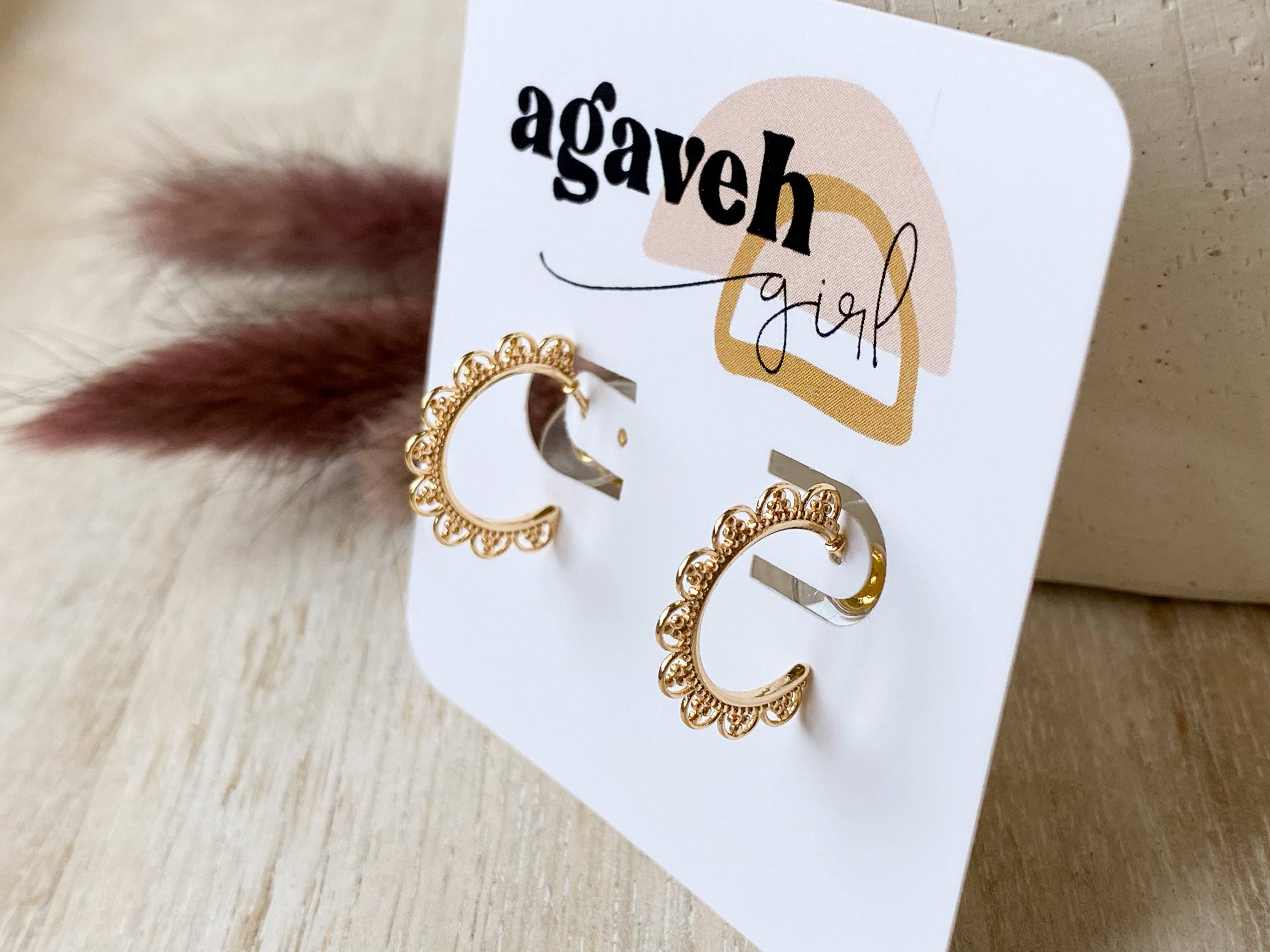 Lace Hoops