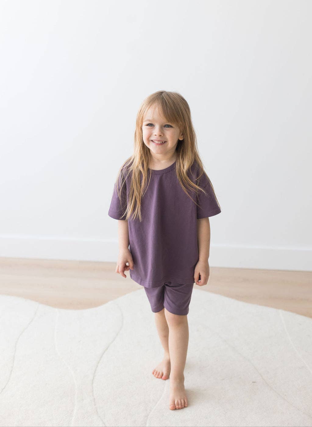 T-Shirt & Short Set | Elderberry